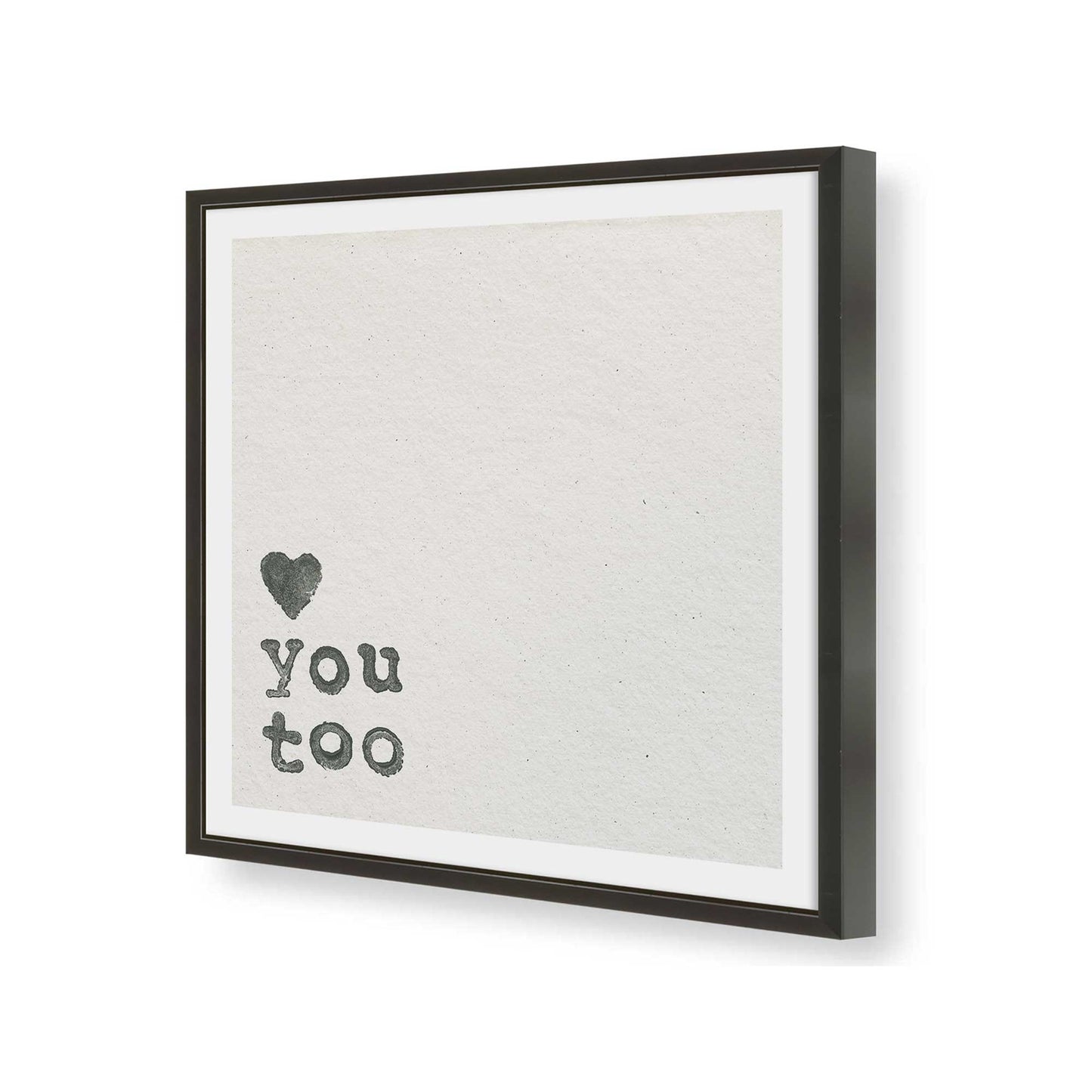 [Color:Satin Black], Picture of art in a Satin Black frame of the corner