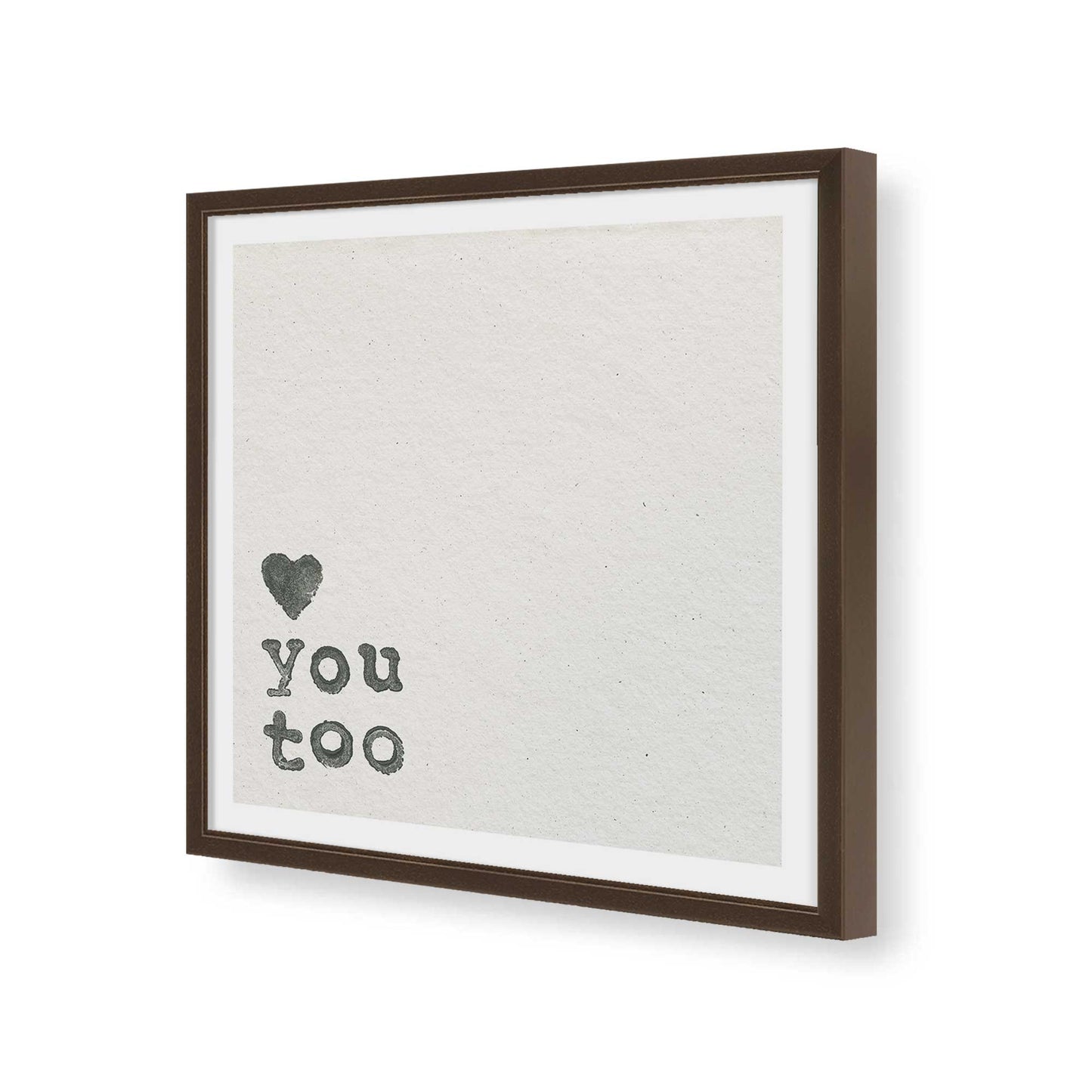 [Color:Espresso], Picture of art in a Espresso frame of the corner