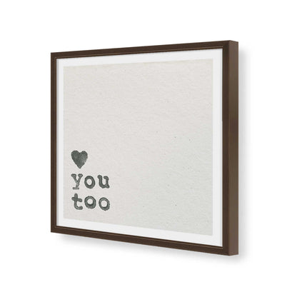 [Color:Espresso], Picture of art in a Espresso frame of the corner