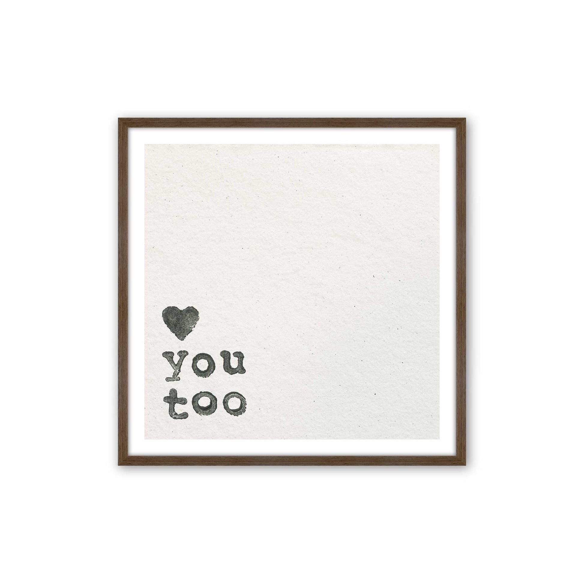 [Color:Walnut], Picture of art in a Walnut frame