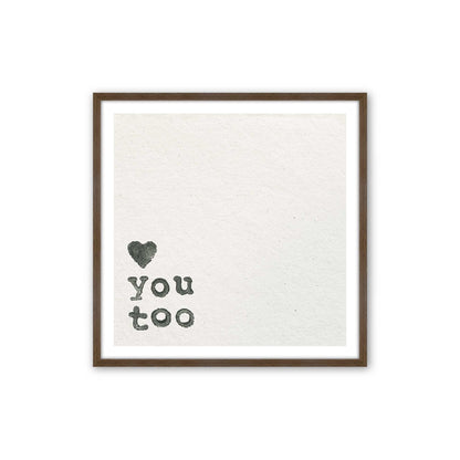 [Color:Walnut], Picture of art in a Walnut frame