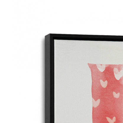 [Color:Satin Black], Picture of art in a Satin Black frame at an angle