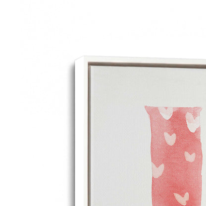 [Color:Opaque White], Picture of art in a White frame at an angle