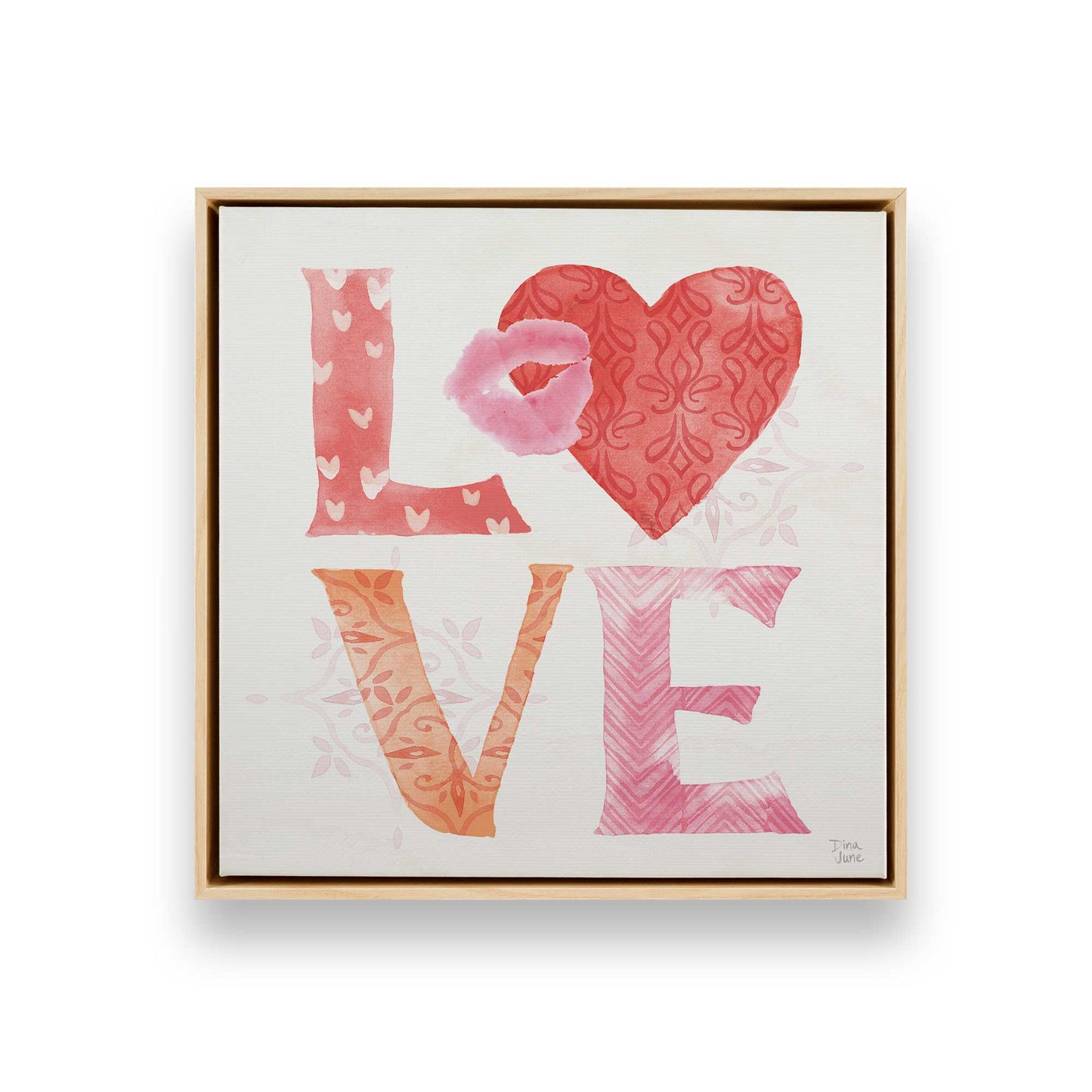 [Color:American Maple], Picture of art in an American Maple frame