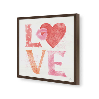 [Color:Espresso], Picture of art in a Espresso frame of the corner