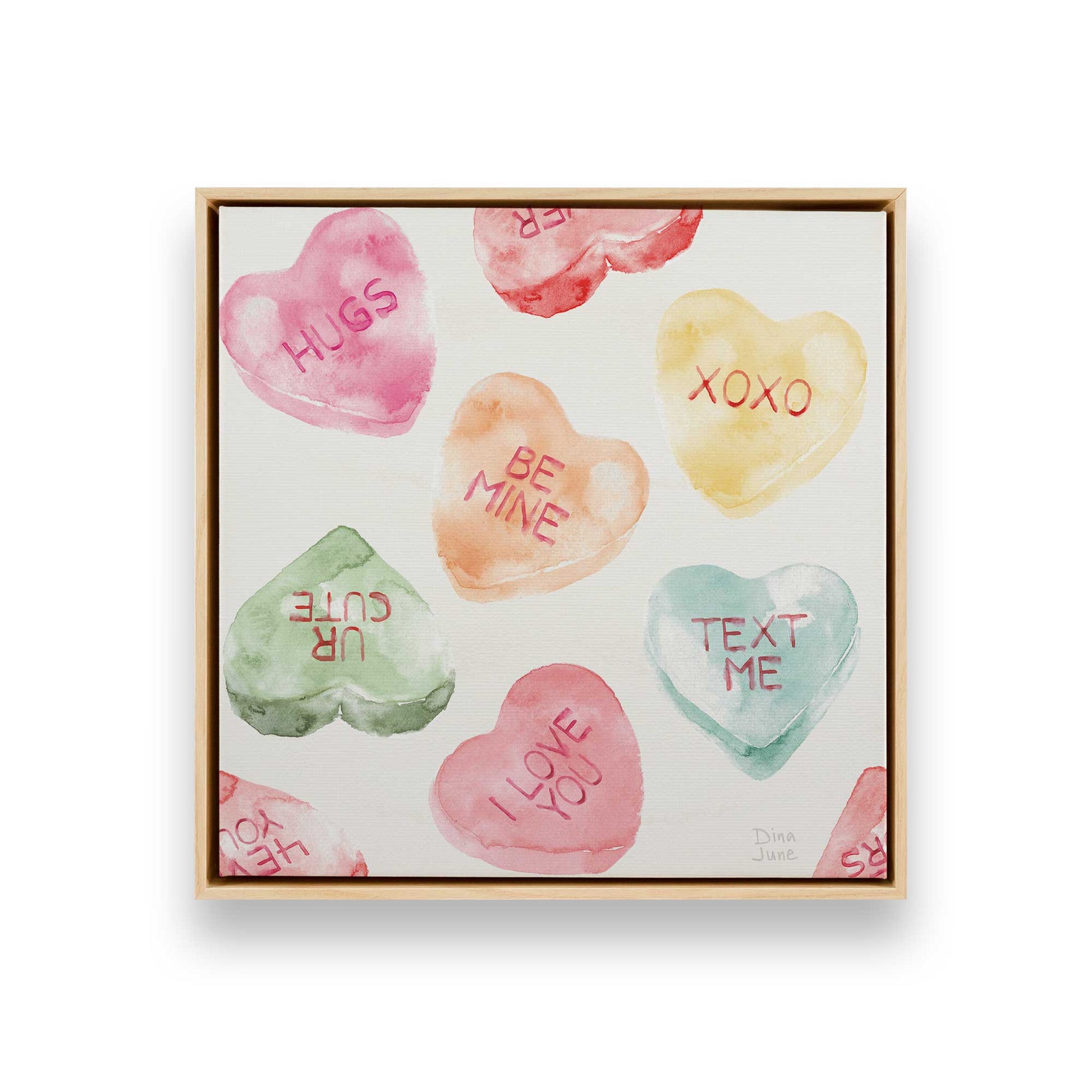 [Color:American Maple], Picture of art in a American Maple frame