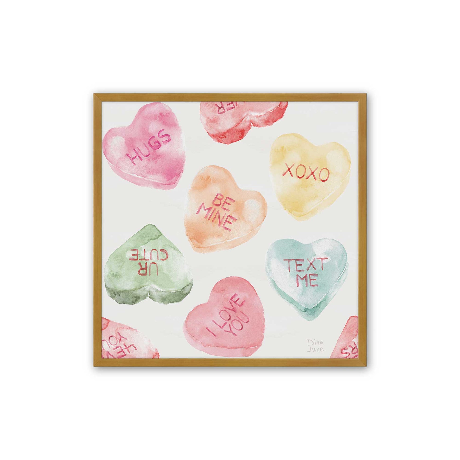 [Color:Polished Gold], Picture of art in a Polished Gold frame