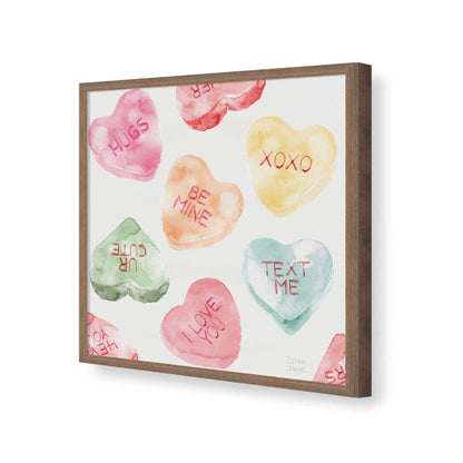 [Color:Walnut], Picture of art in a Walnut frame of the corner