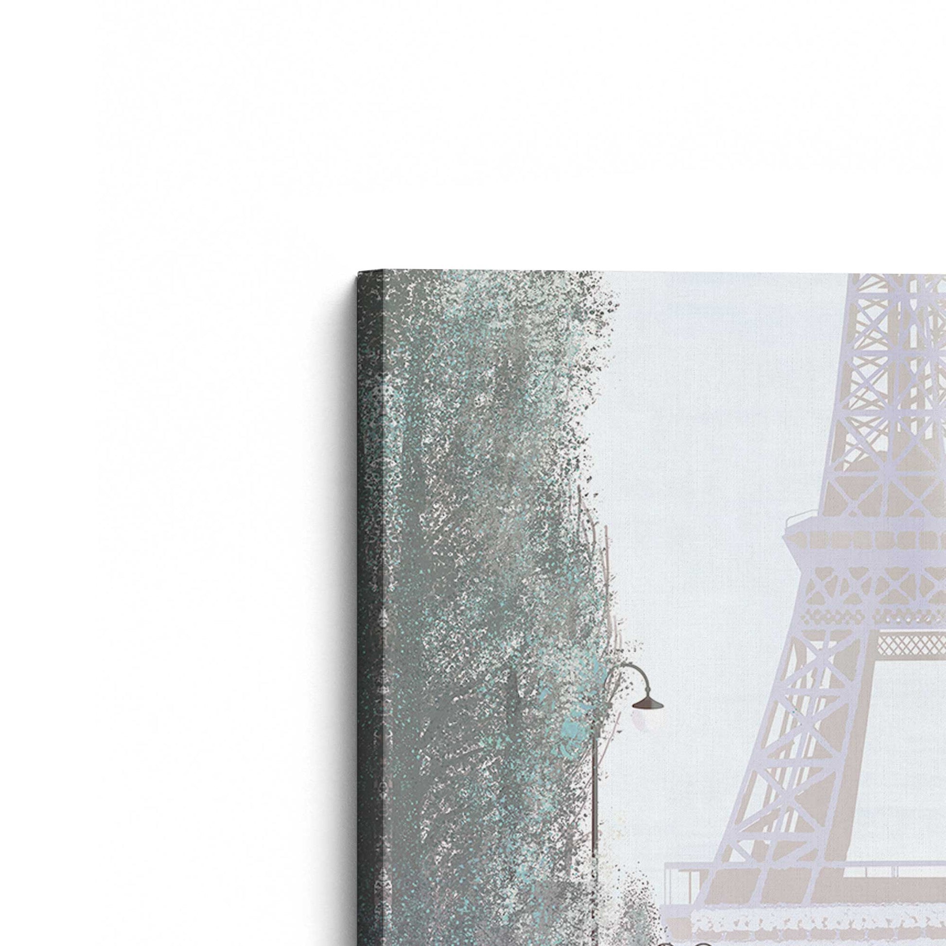 [Color:Stretched Canvas], Picture of the corner of the art