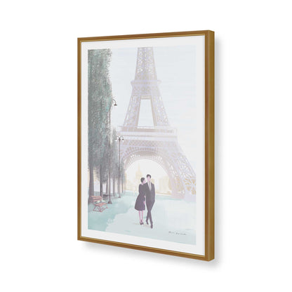 [Color:Polished Gold], Picture of art in a Polished Gold frame of the corner