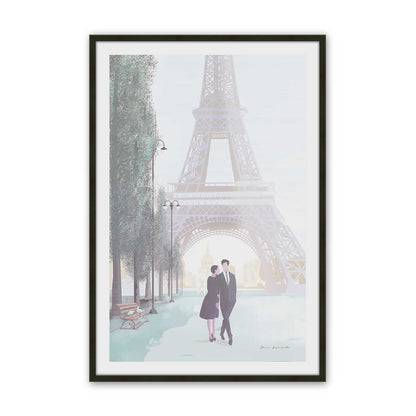 [Color:Satin Black], Picture of art in a Satin Black frame