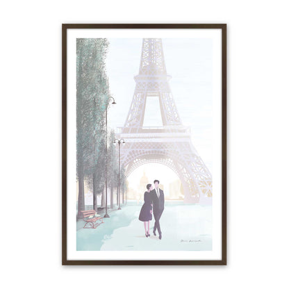 [Color:Belvinder Brown], Picture of art in a Belvinder Brown frame