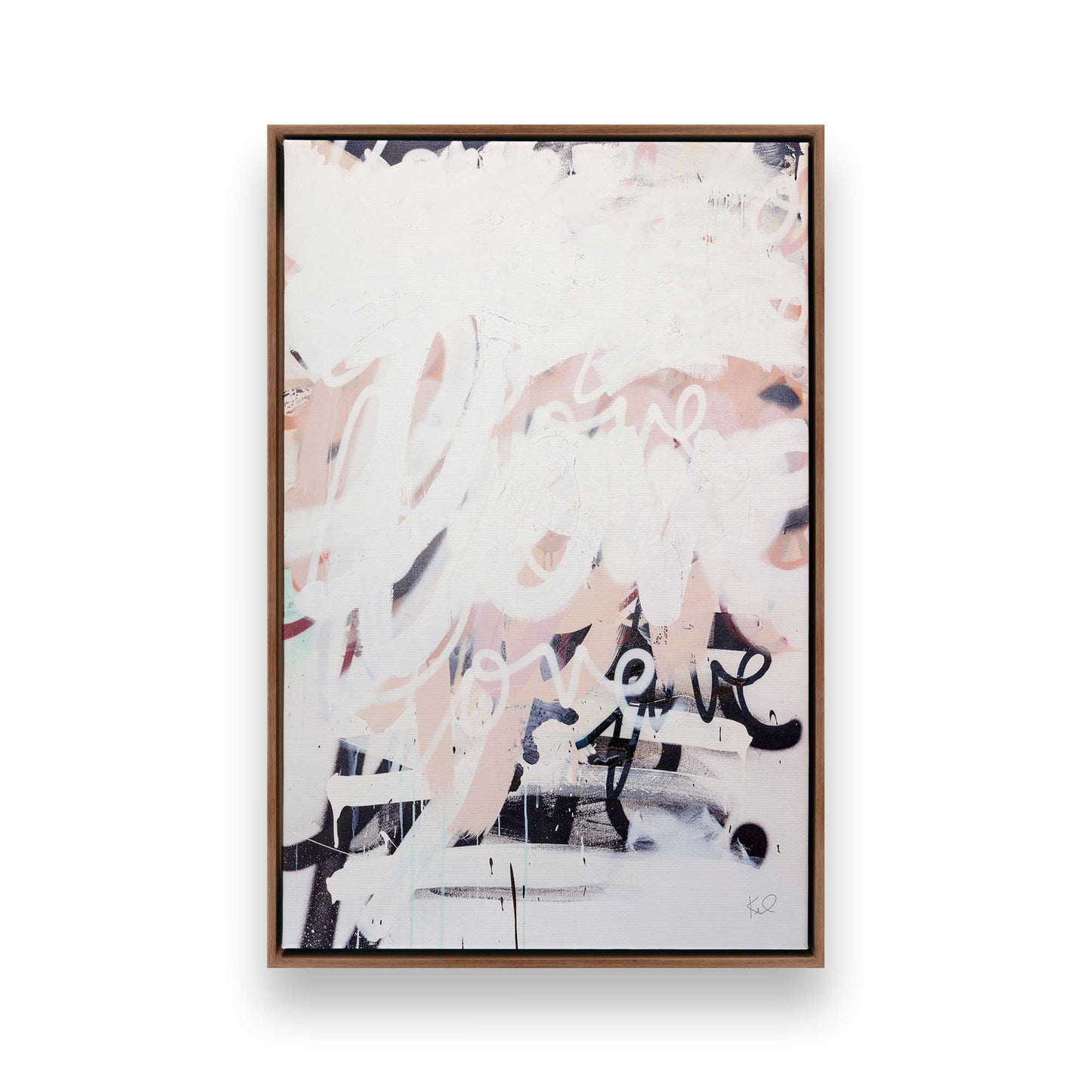 [Color:Walnut], Picture of art in a Walnut frame
