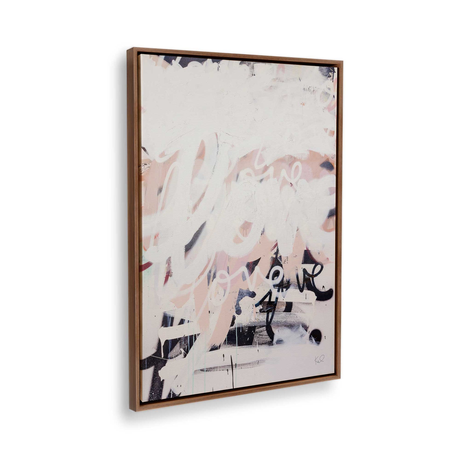 [Color:Walnut], Picture of the corner of the art