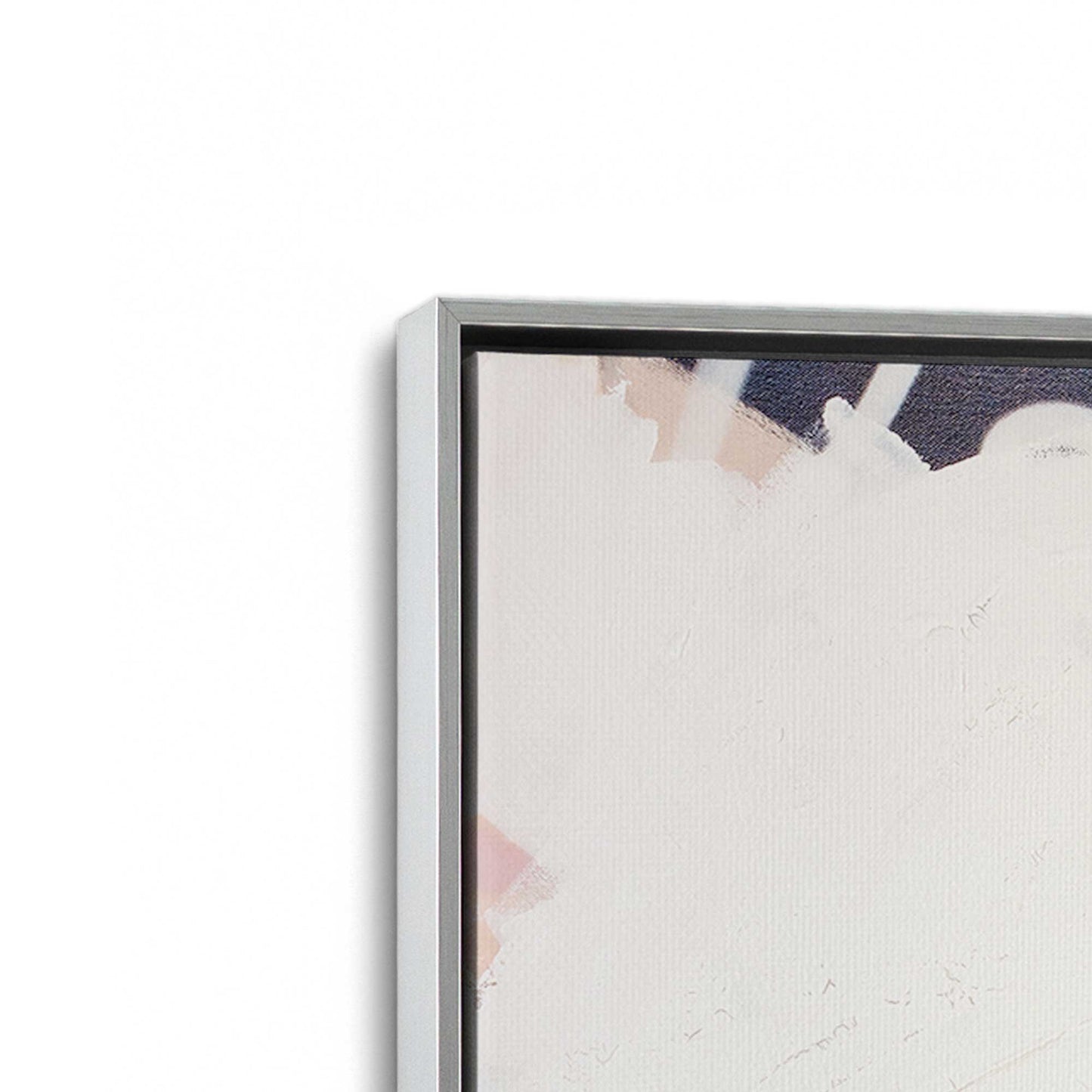[Color:Polished Chrome], Picture of art in a Polished Chrome frame at an angle