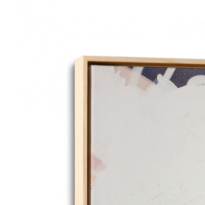 [Color:American Maple], Picture of art in a American Maple frame at an angle