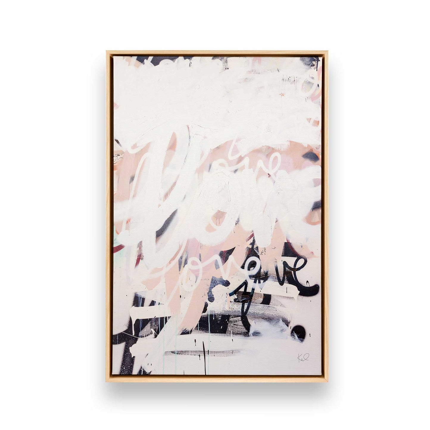 [Color:American Maple], Picture of art in a American Maple frame