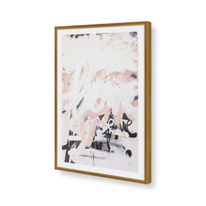 [Color:Polished Gold], Picture of art in a Polished Gold frame of the corner