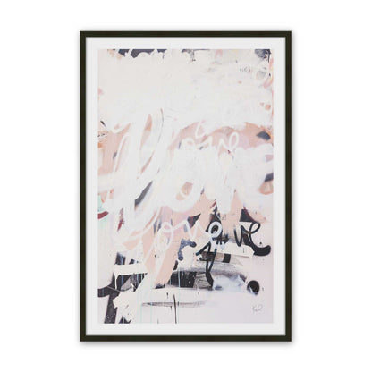 [Color:Satin Black], Picture of art in a Satin Black frame