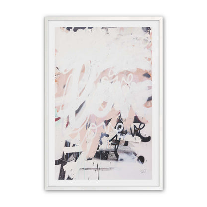 [Color:Opaque White], Picture of art in a Opaque White frame