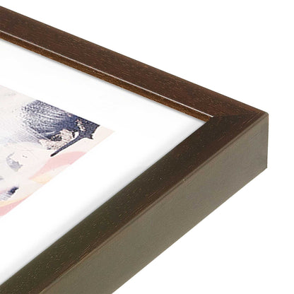 [Color:Belvinder Brown], Picture of art in a Belvinder Brown frame at an angle