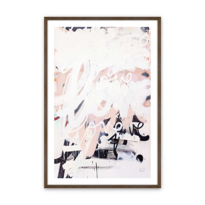 [Color:Walnut], Picture of art in a Walnut frame