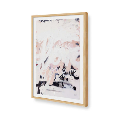 [Color:American Maple], Picture of art in a American Maple frame of the corner