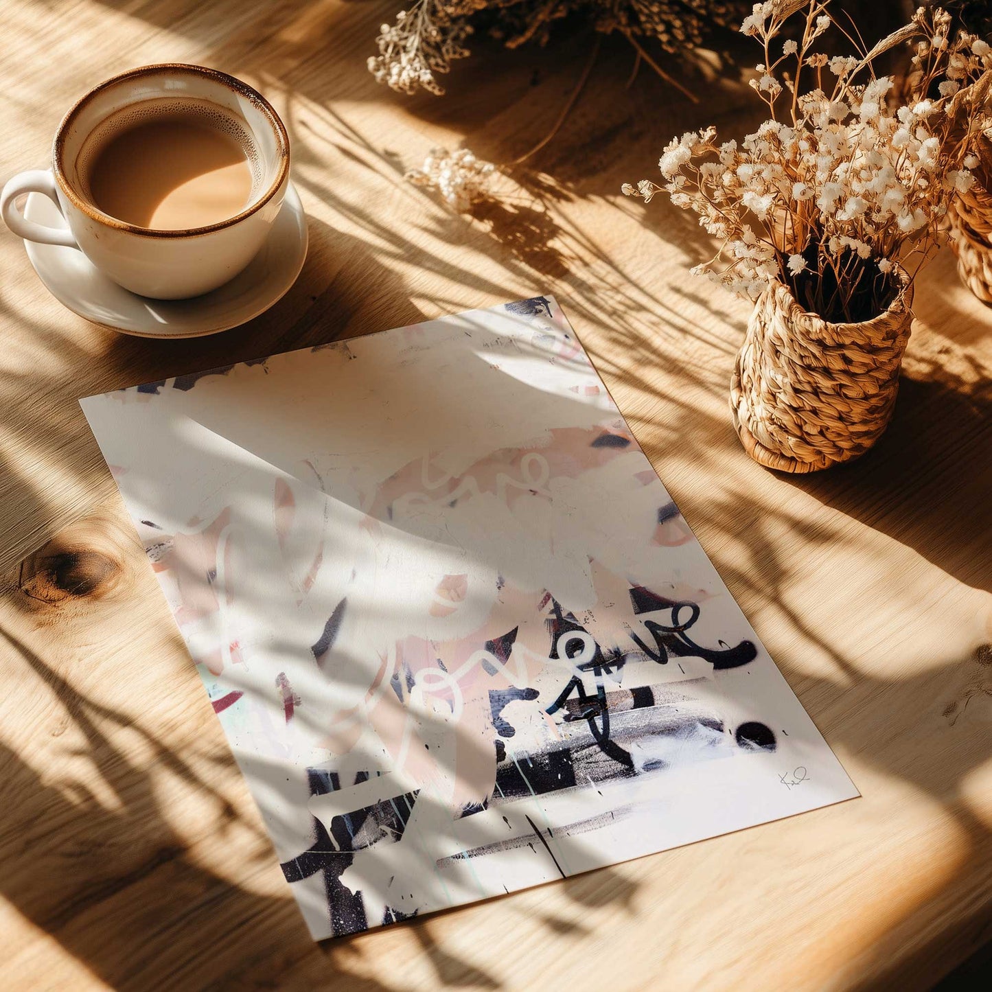 [Color:Rolled Print], Picture of close up of art