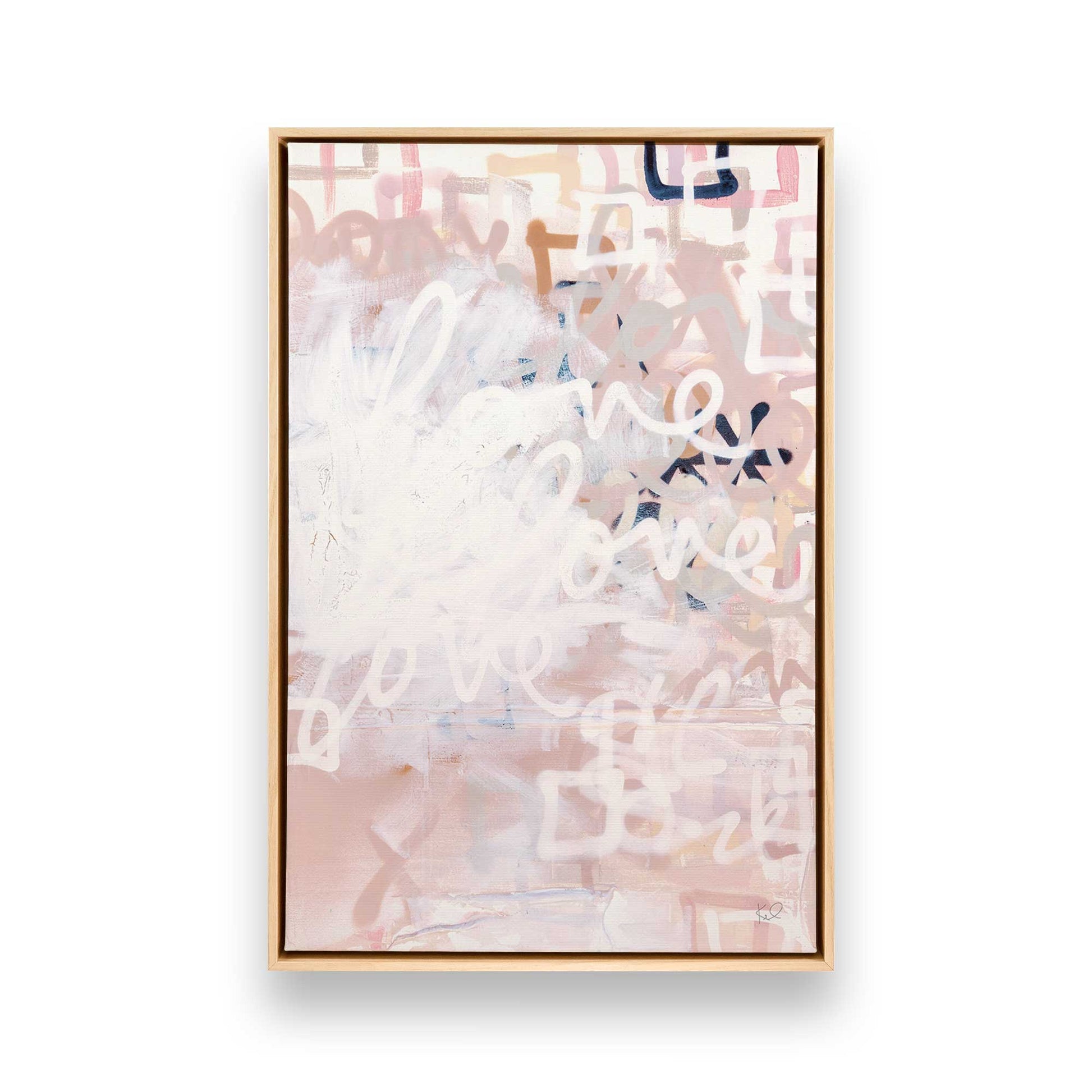 [Color:American Maple], Picture of art in a American Maple frame