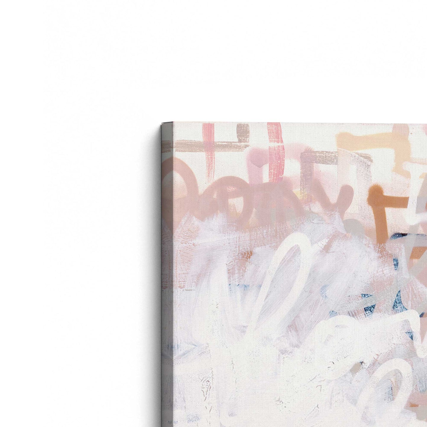 [Color:Stretched Canvas], Picture of the corner of the art
