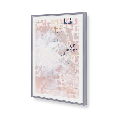 [Color:Polished Chrome], Picture of art in a Polished Chrome frame of the corner