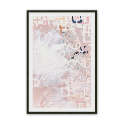 [Color:Satin Black], Picture of art in a Satin Black frame