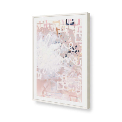 [Color:Opaque White], Picture of art in a Opaque White frame of the corner