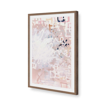 [Color:Walnut], Picture of art in a Walnut frame of the corner