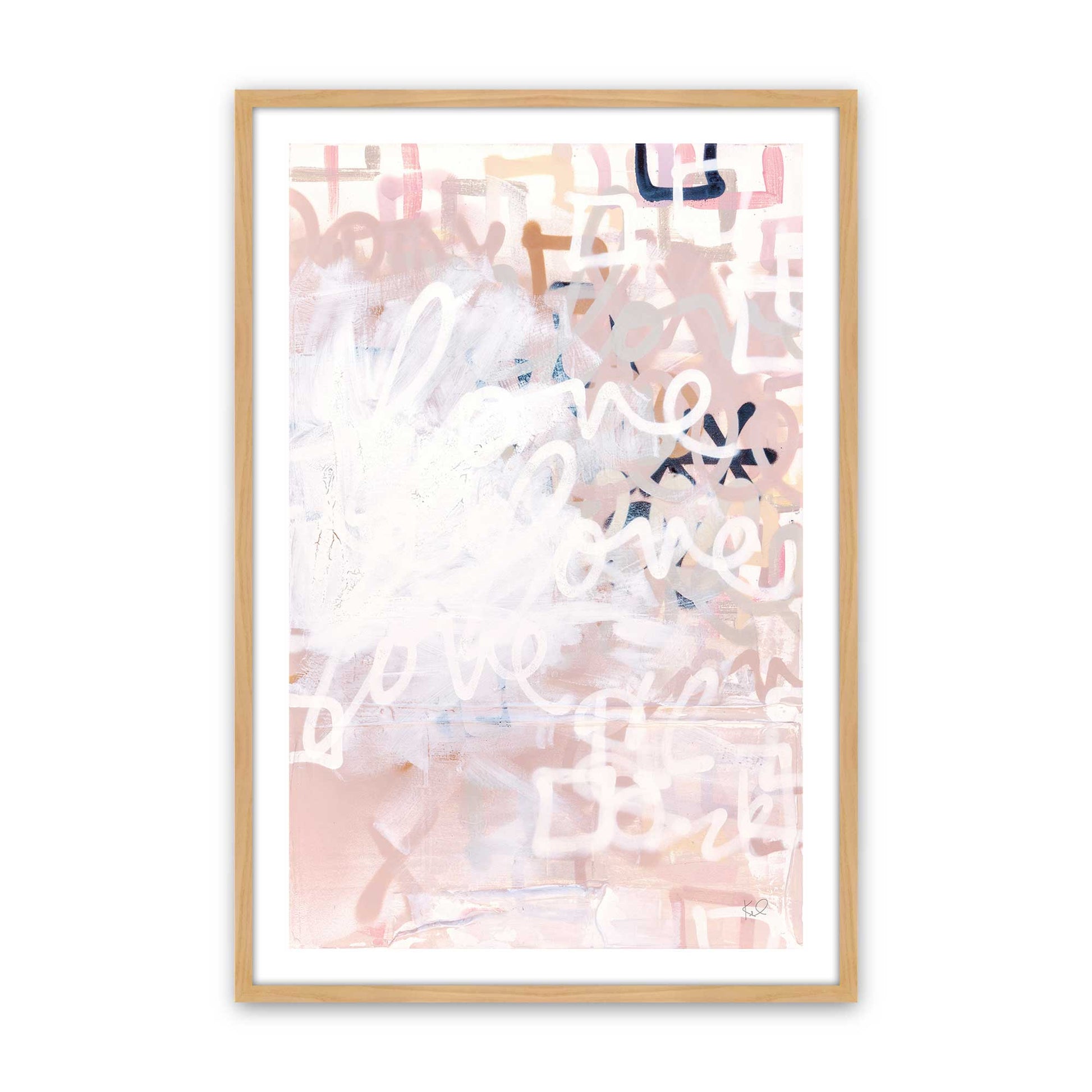 [Color:American Maple], Picture of art in a American Maple frame