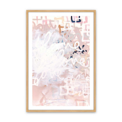 [Color:American Maple], Picture of art in a American Maple frame