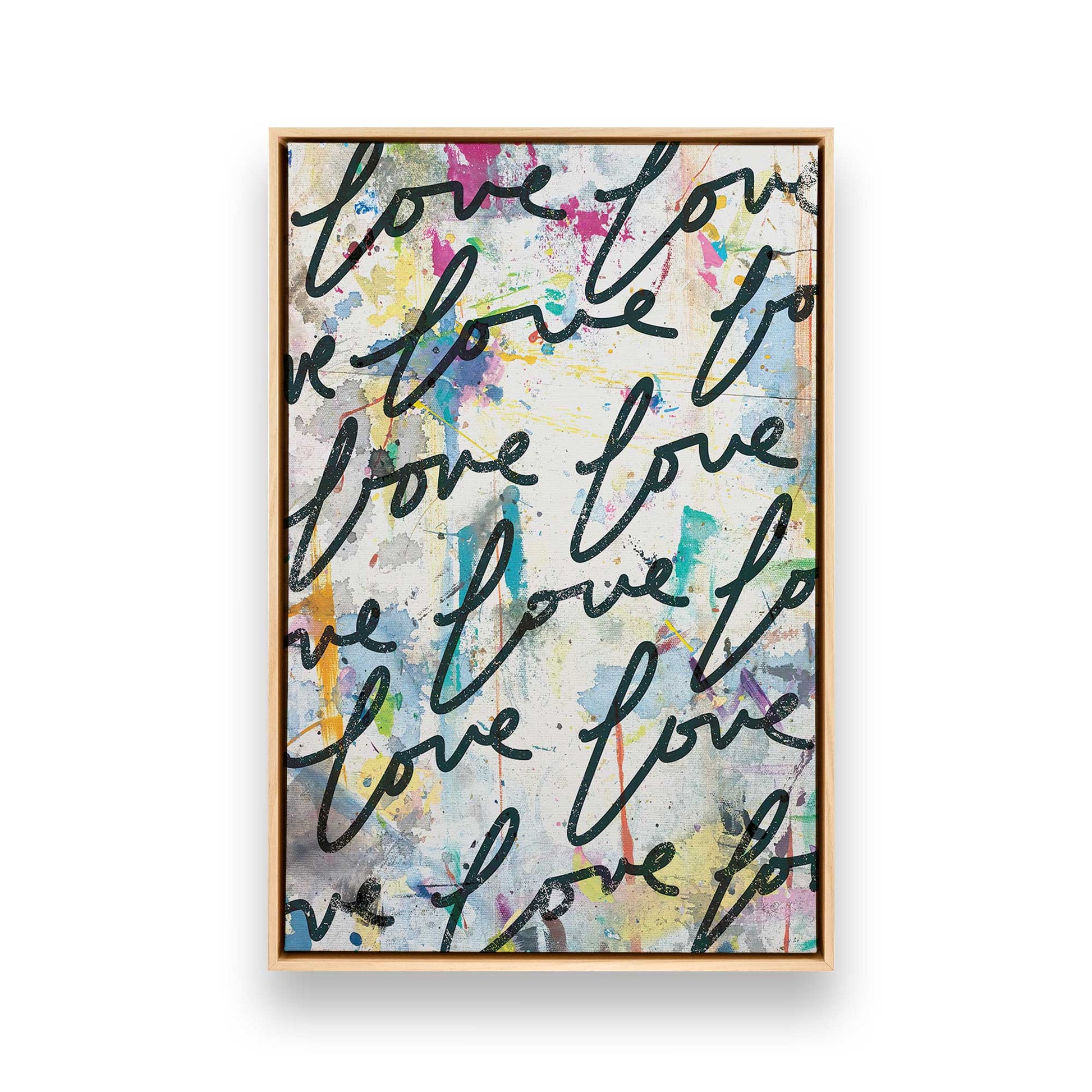 [Color:American Maple], Picture of art in a American Maple frame