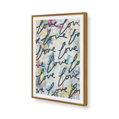 [Color:Polished Gold], Picture of art in a Polished Gold frame of the corner