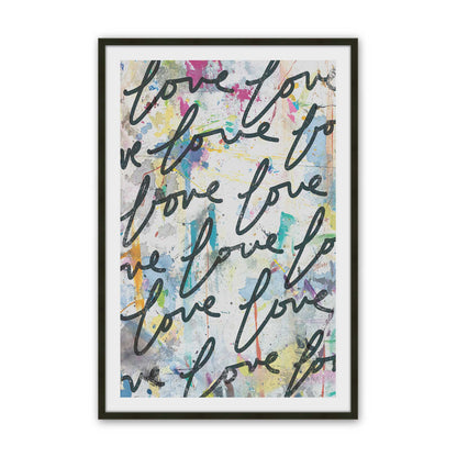 [Color:Satin Black], Picture of art in a Satin Black frame