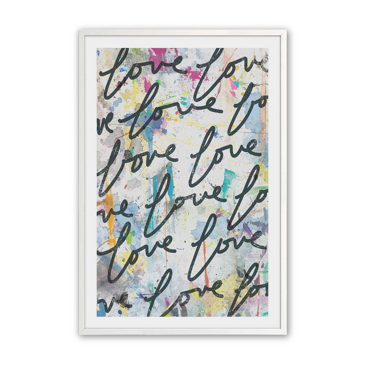 [Color:Opaque White], Picture of art in a Opaque White frame