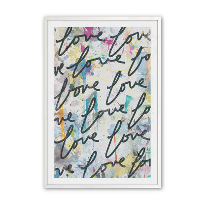 [Color:Opaque White], Picture of art in a Opaque White frame