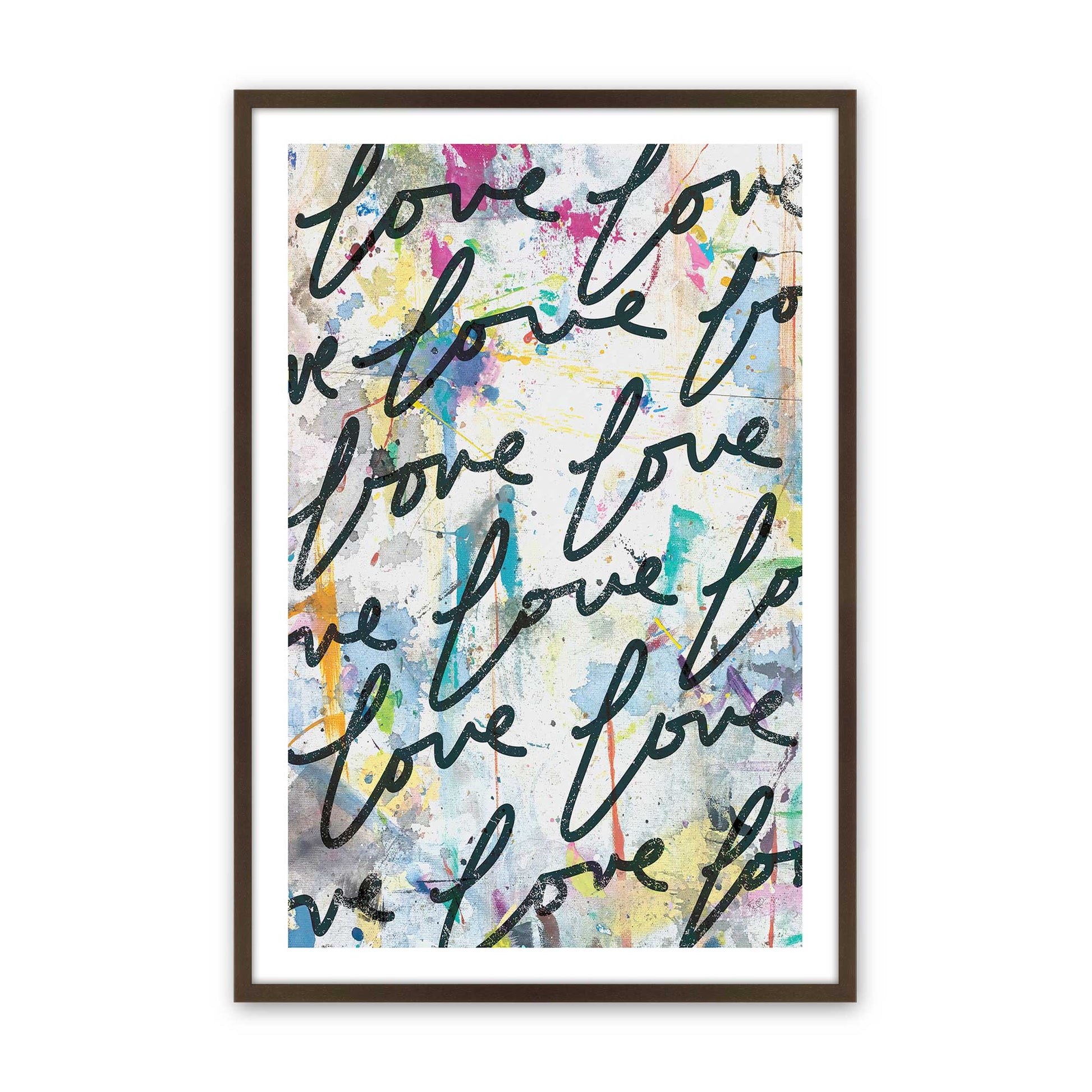 [Color:Belvinder Brown], Picture of art in a Belvinder Brown frame