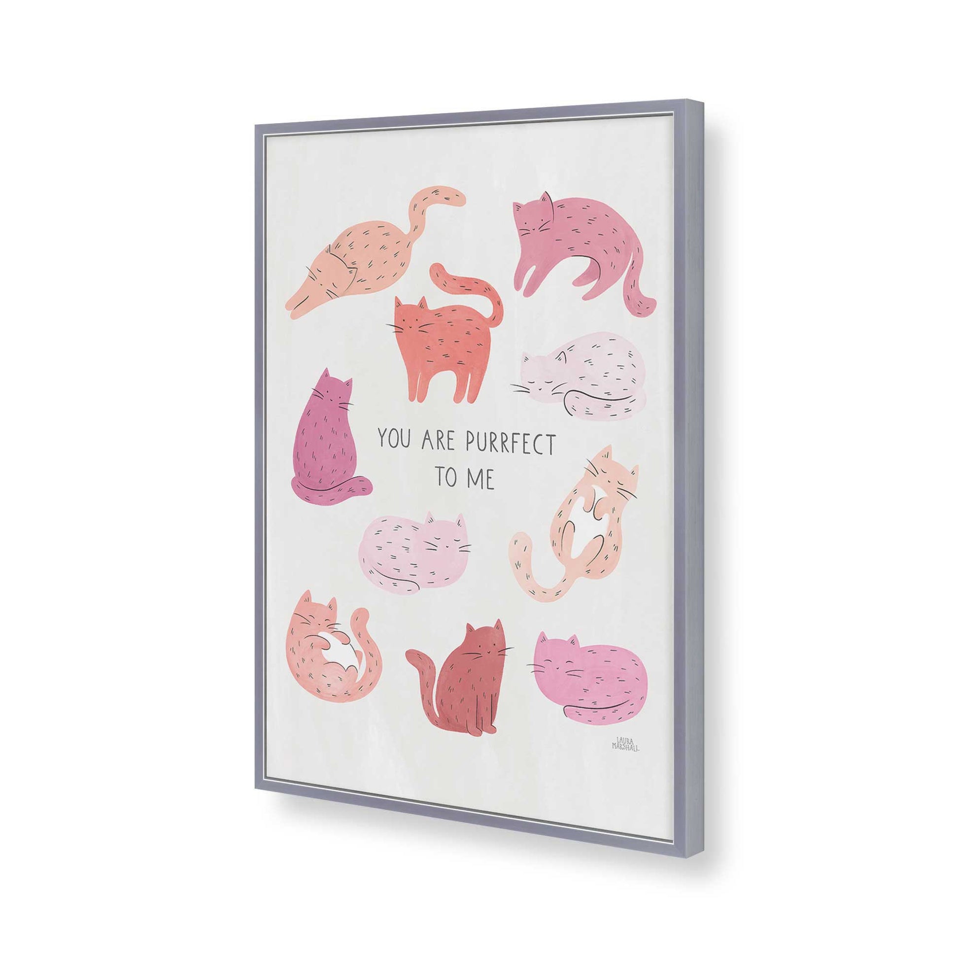 [Color:Polished Chrome], Picture of art in a Polished Chrome frame of the corner