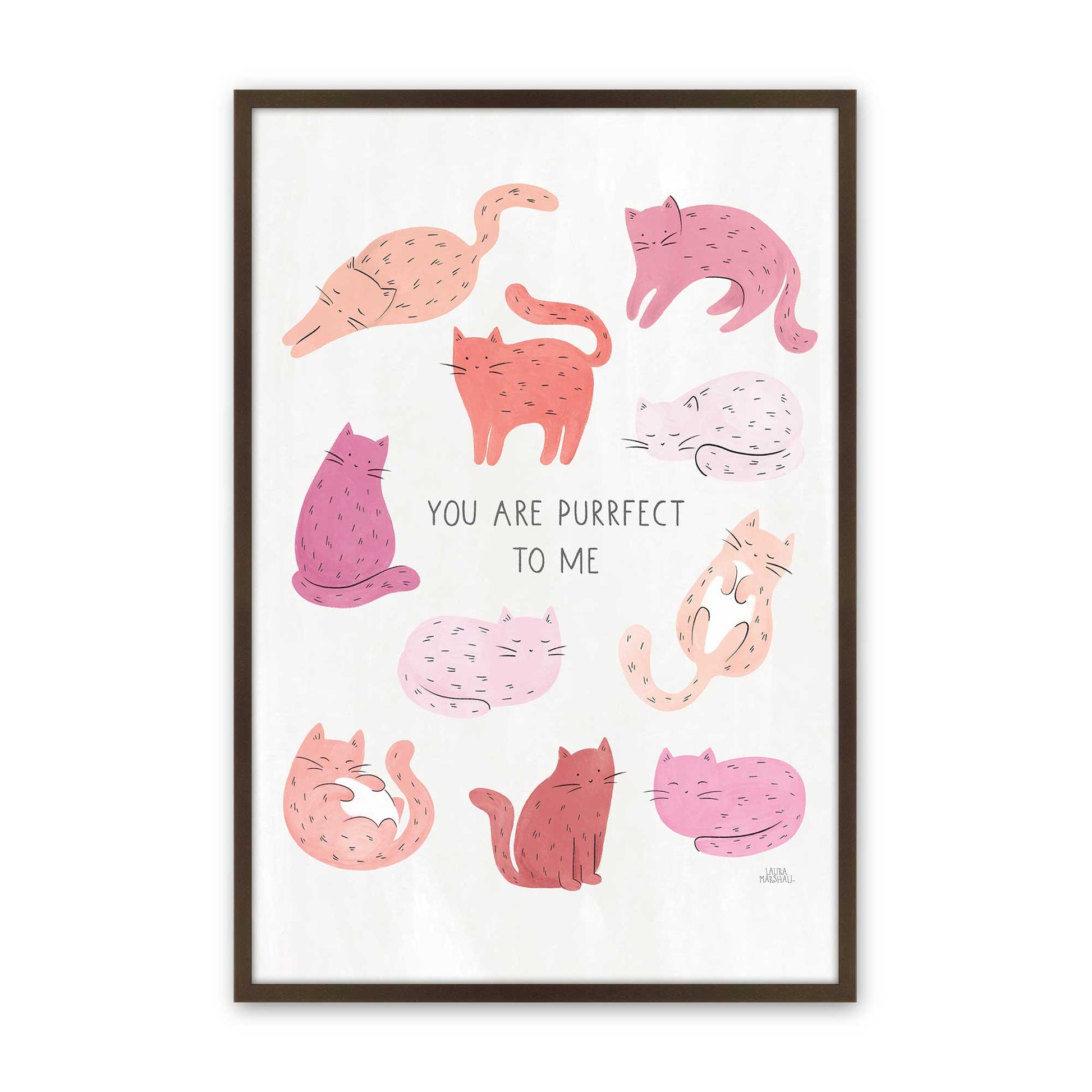 [Color:Belvinder Brown], Picture of art in a Belvinder Brown frame