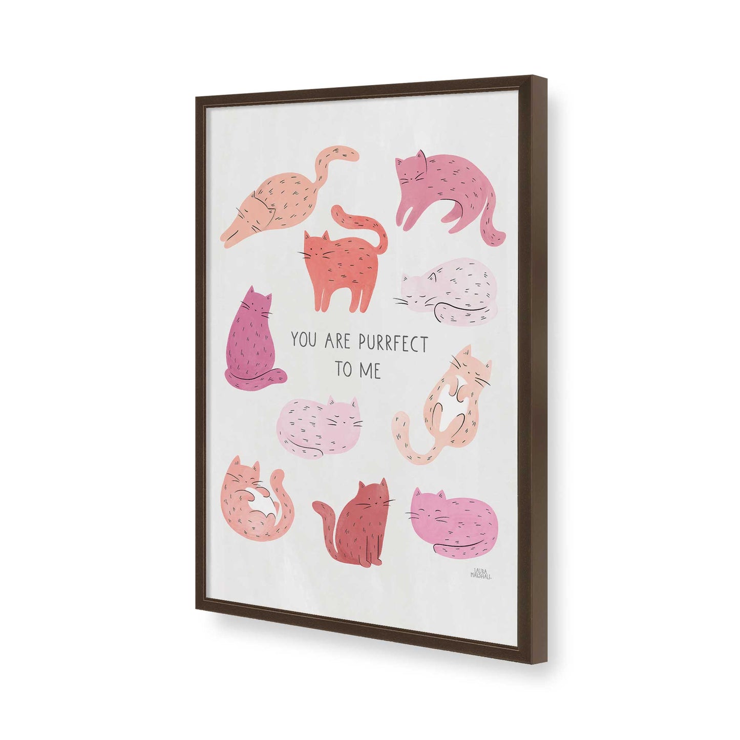 [Color:Belvinder Brown], Picture of art in a Belvinder Brown frame of the corner