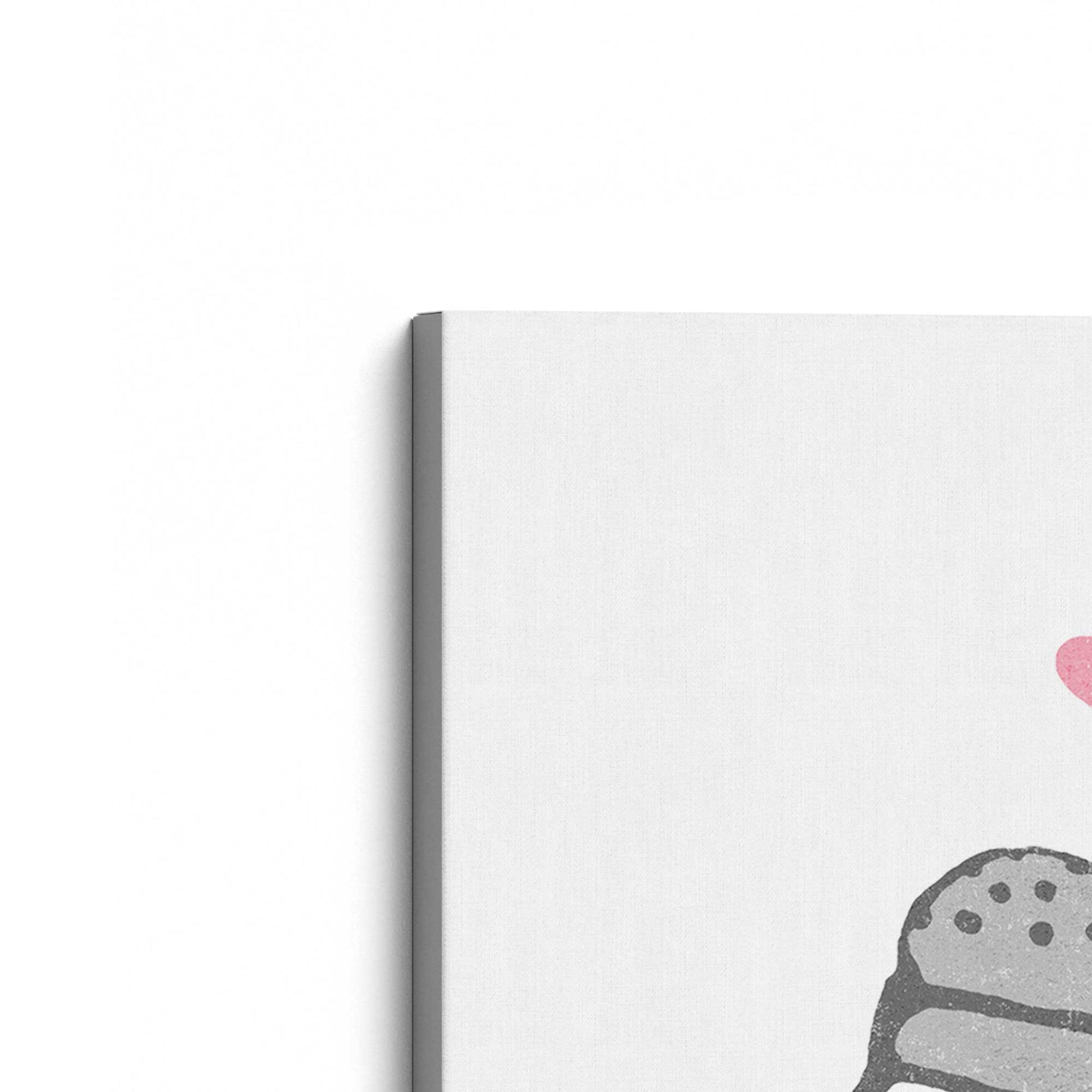 [Color:Stretched Canvas], Picture of art at an angle