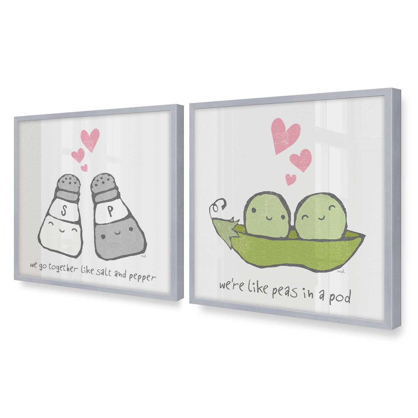 [Color:Polished Chrome], Picture of art in a Polished Chrome frame of the corner