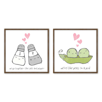 [Color:Walnut], Picture of art in a Walnut frame