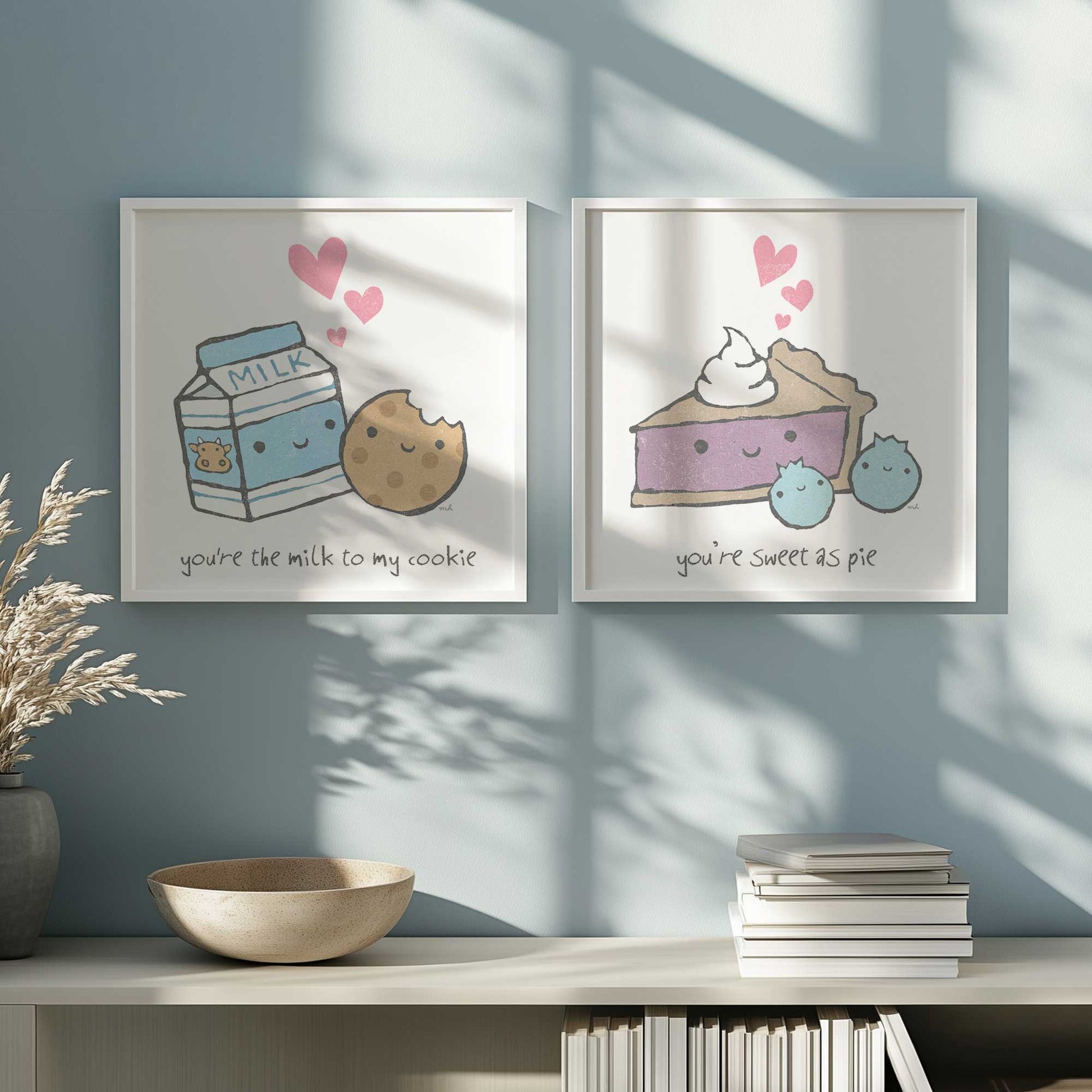 [Color:Walnut], Picture of art in a Walnut frame