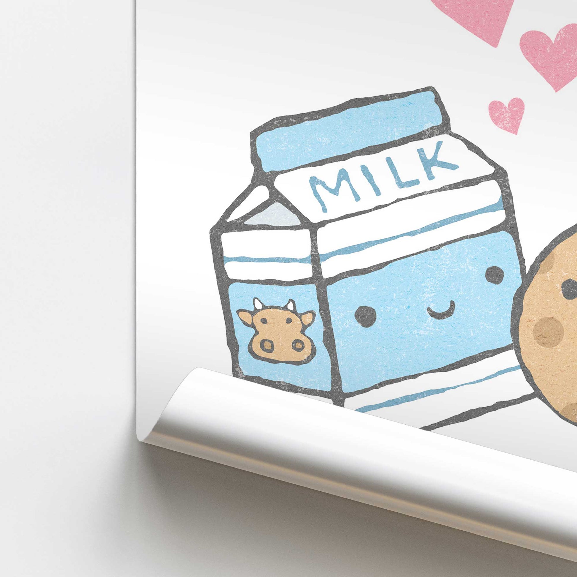 [color:Rolled Print], Picture of close up of art